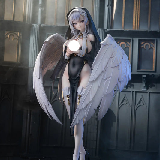 KAWA Design Angel Sister Nun Sheng yu 'Holy Feather' Illustration by Simao 1/6 Scale Figure Deluxe Edition