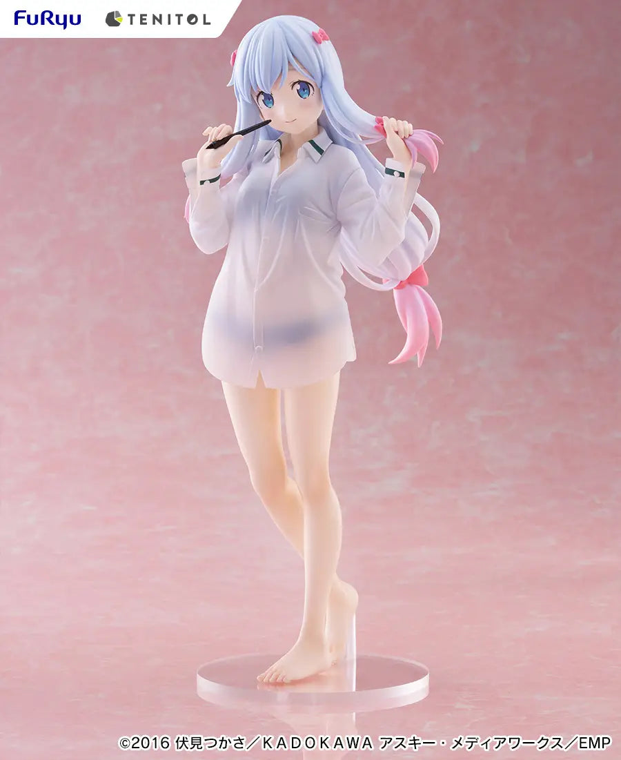 Furyu TENITOL TALL Eromanga Sensei Sagiri Izumi Shirt ver. Complete Figure
