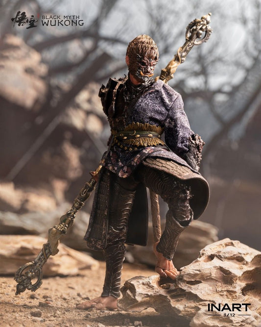 INART MAGG0002D 1/12 Black Myth: Wukong Action Figure The Destined One in the Bronze Armor Set (Deluxe Version)