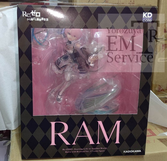 KADOKAWA RE ZERO RAM BATTLE WITH ROSWAAL VER. 1/7 SCALE FIGURE