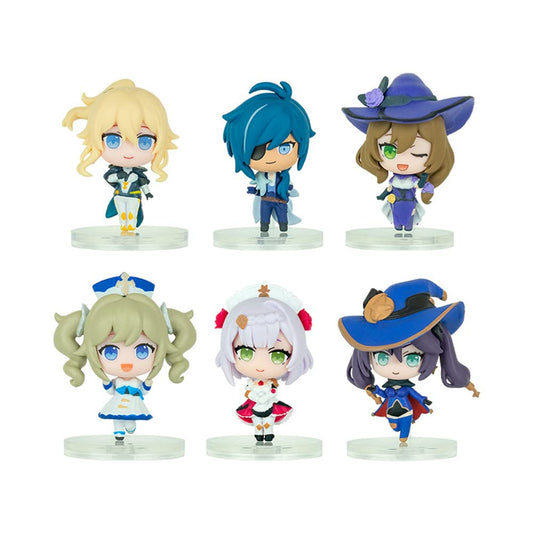 Bushiroad Gashapon Genshin Impact Capsule Figure Vol 3 (set of 6)  Jean, Kaeya, Lisa, Barbara, Noella, Mona