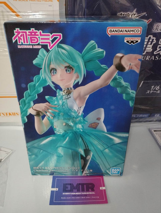 Banpresto Evolve Hatsune Miku Clearluxe Emerlard Gem