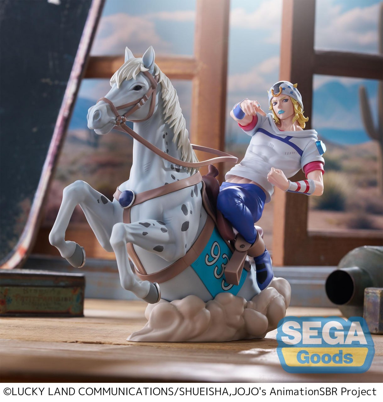 SEGA STEEL BALL RUN JoJo's Bizarre Adventure XrossLinkMAX Figure Johnny Joestar / Gyro Zeppeli