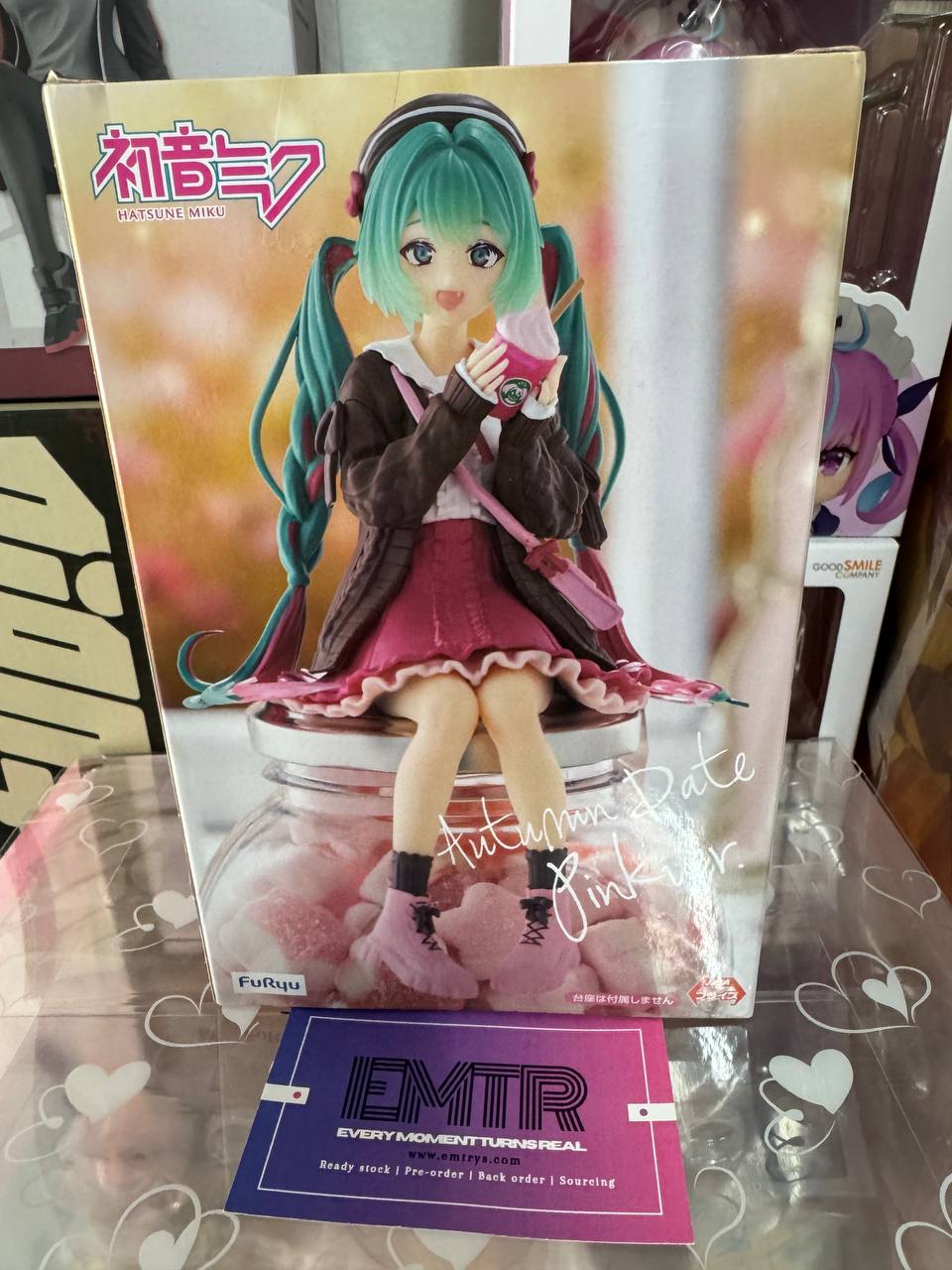 Furyu Hatsune Miku Noodle Stopper Figure Autumn Date Pink ver