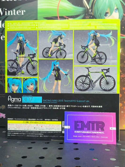 Pre Owned Figma 307 Hatsune Miku Racing 2015 TeamUKYO Support ver