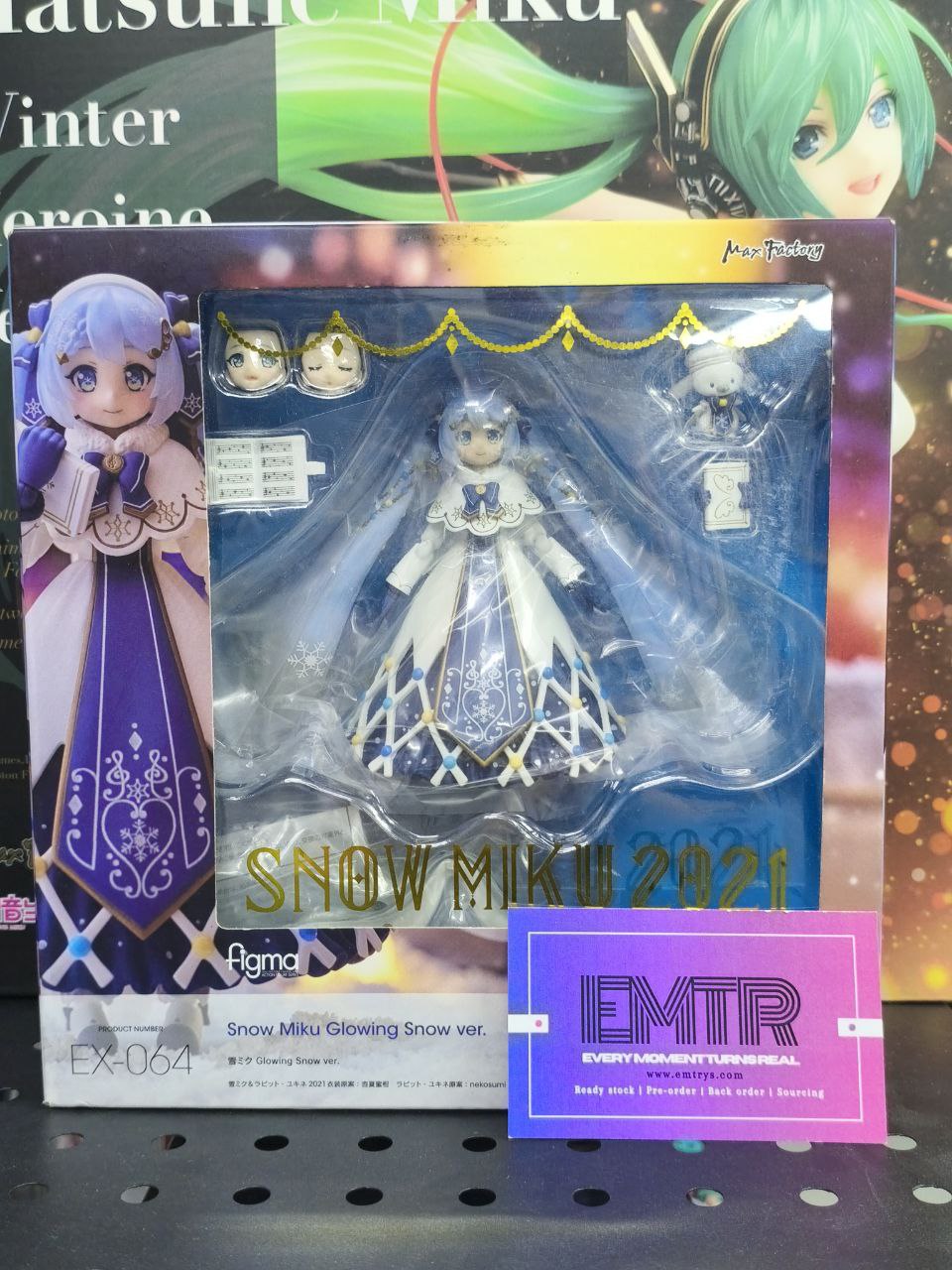 Figma EX-064 Hatsune Miku Rabbit Yukine Snow Glowing Snow Ver