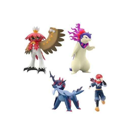 Bandai POKEMON SCALE WORLD Hisui Region Teru & Bakphoon & Hisui Daikenki & Hisui Junaiper
