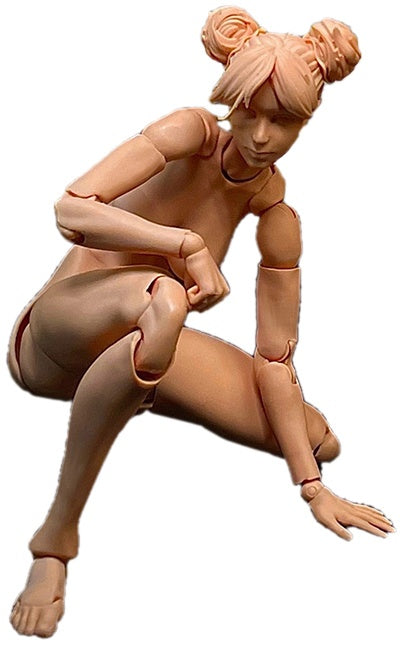 Romankey X Cowl Super Movable Female Body (WHITE) (TAN SKIN) (NATURAL)