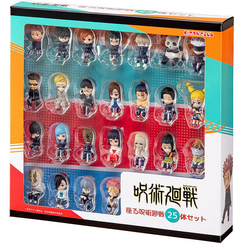 Jujutsu Kaisen Sitting Mascot Figure 25 Figures Complete Set JAPAN OFFICIAL