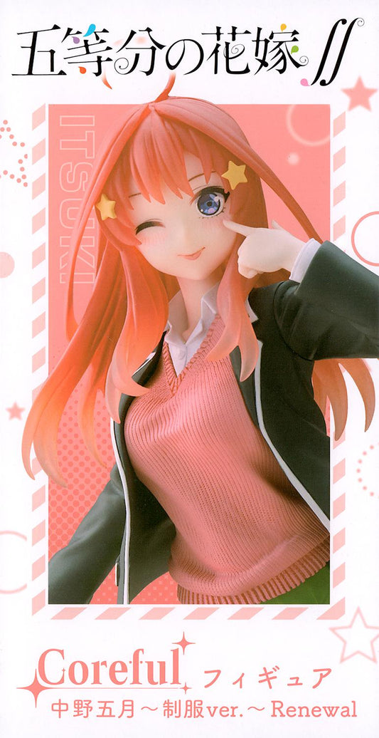 Taito Coreful Figure The Quintessential Quintuplets Itsuki Nakano Uniform Ver. Renewal