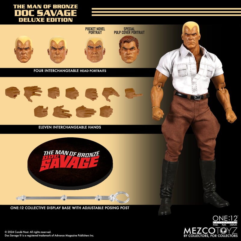 Mezco Toyz Doc Savage Deluxe Edition