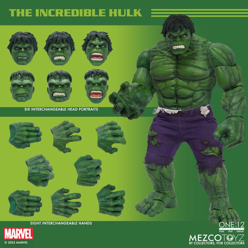 Mezco Toyz The Incredible Hulk 1/12 Action Figure