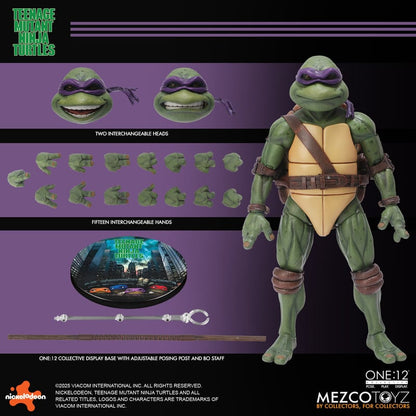 Mezco Toyz TMNT 1990 Movie version 1/12 Action Figure (Set of 4)