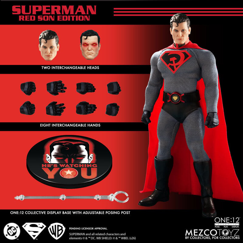 Mezco Toyz Red Son Superman PX Edition