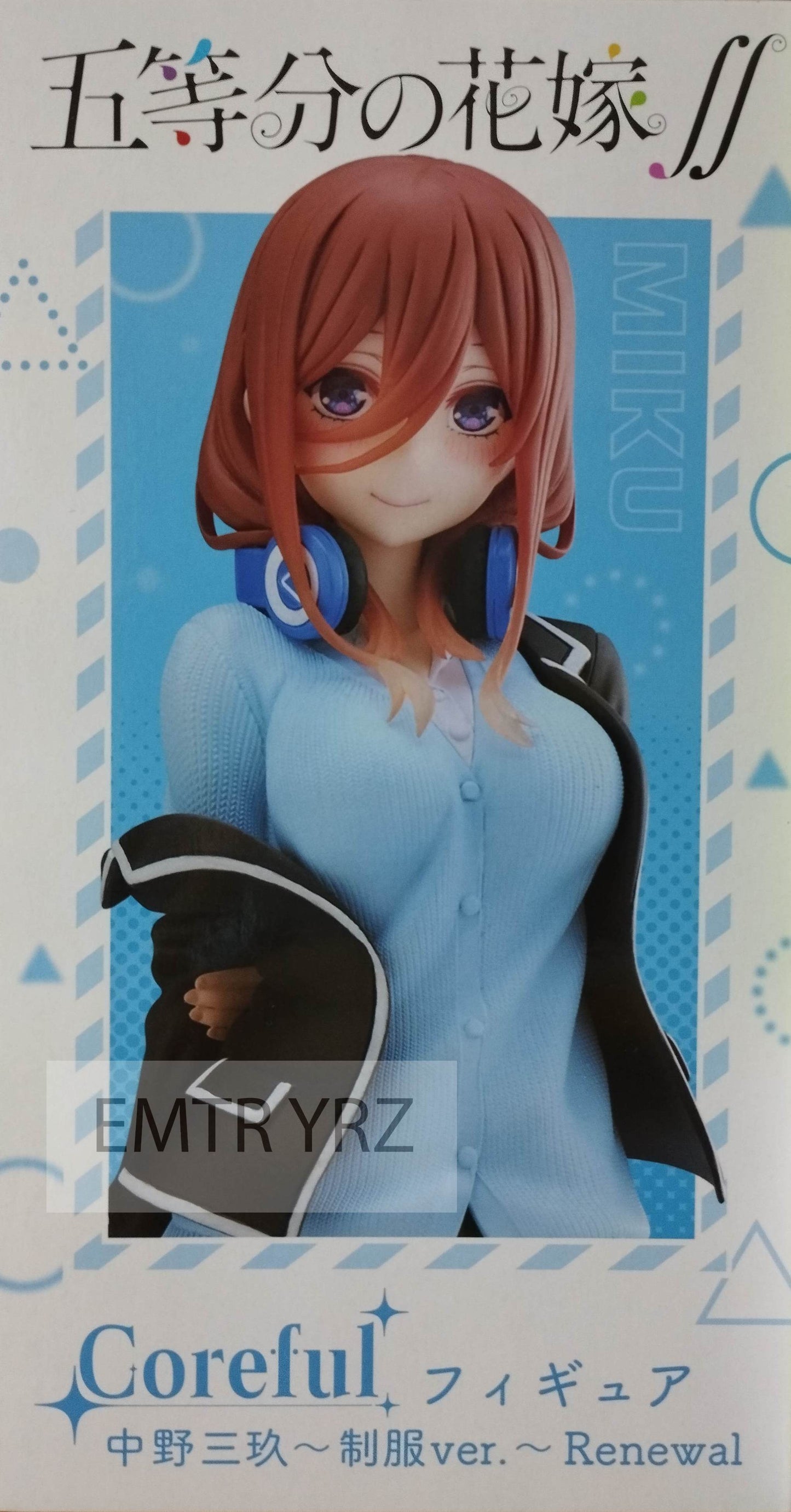 Taito Coreful Figure The Quintessential Quintuplets Miku Nakano Uniform Renewal Short Hair ver